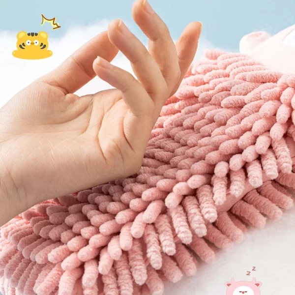 Adorable Chenille Hanging Hand Towel - Image 5