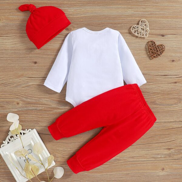 Heart Print Baby Suit Set - Image 3