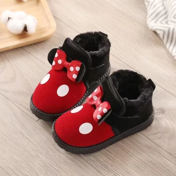 Minnie Mouse Children's Warm and Cozy Snow Boots - Image 5
