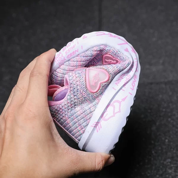 Girl's Cute Light Mesh Sneakers - Image 6