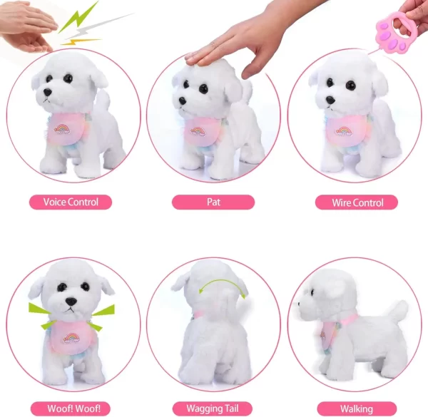 Plush Puppy Electronic Interactive Toy for Kids - Image 2