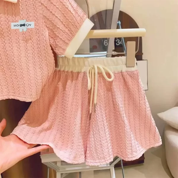 2-10Y Cute Clothes Set Girl's Casual Outfit - Image 3