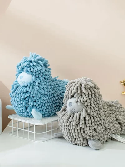 Cartoon Seal Chenille Hand-Wiping Plush Toy