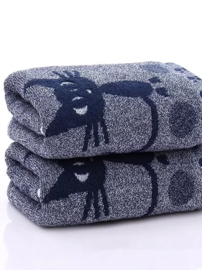 High Quality Cute Cat Soft Towels 25x50cm Kids