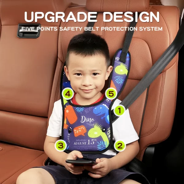 Car Belt Cover For Kids Adjustable - Image 4