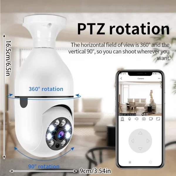 5G/4MP Night Vision Security Camera Two Way Audio - Image 2