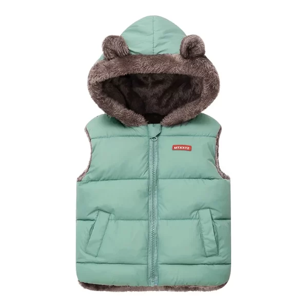 Winter Padded Hooded Vest - Image 8