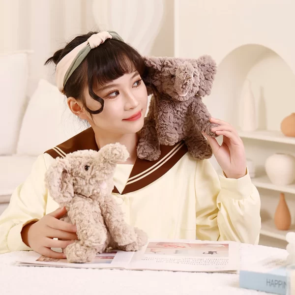Lovely 24cm Nordic Style Elephant Infant Plush - Image 4