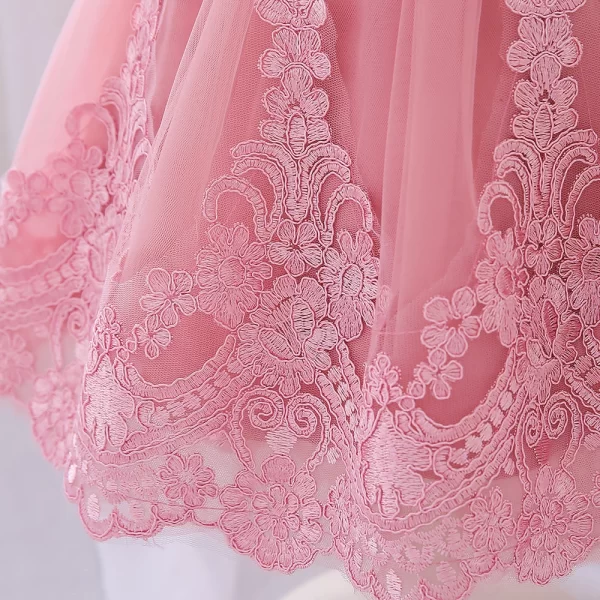 Toddler & Baby Girl's  Infant Bow Lace Party Dresses - Image 6