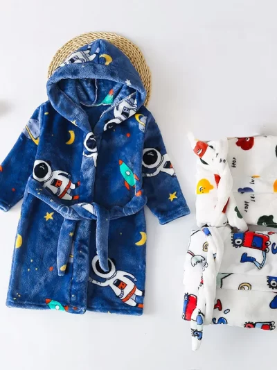 Warm Plush Robe Kids