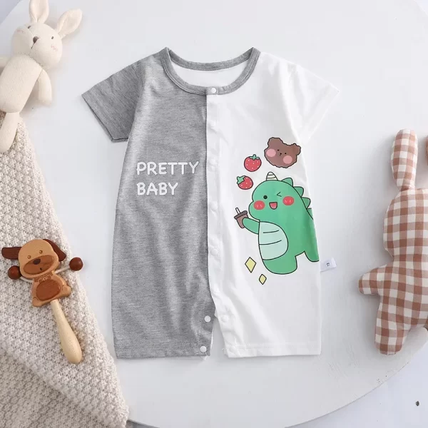 Cute Baby Cotton Bodysuit Romper - Image 12