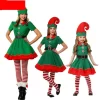 Green Elf Girl's Christmas Costume/Outfit - Image 4