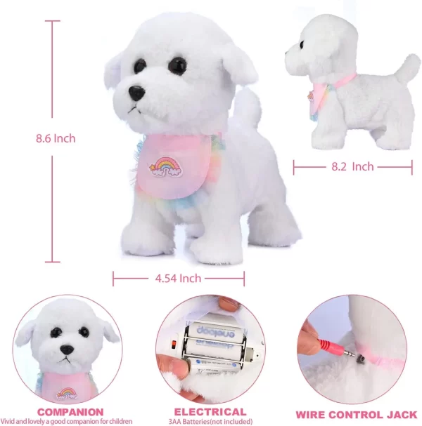 Plush Puppy Electronic Interactive Toy for Kids - Image 3