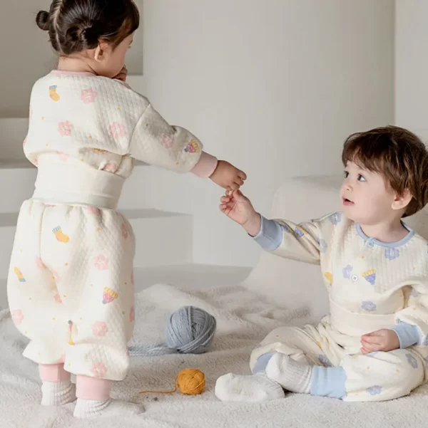﻿ Winter  Kid's Homewear Thermal Underwear Set 0-4 Y Toddler - Image 3