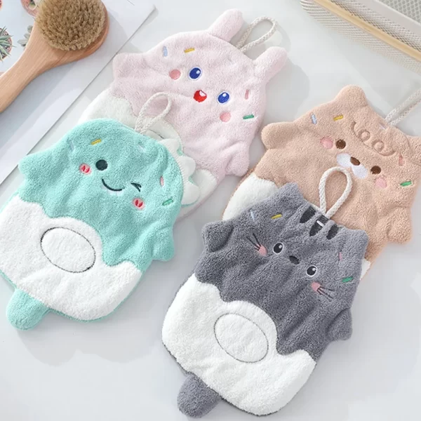Cute Animal Hand Towel Kids - Image 3