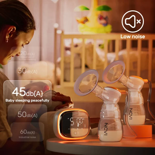 NCVI Double Electric Breast Pumps 4 Modes 9 Levels - Image 6