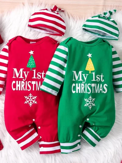 Cute Infant Christmas Sleeper