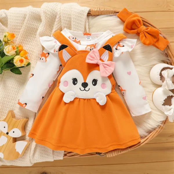 PatPat Newborn Baby Girl Romper Set - Image 4