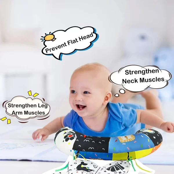 Baby Pillow Tummy Time High Contrast Sensory Toys - Image 2