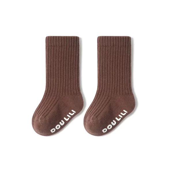 Children's Cotton Socks Knee High Ribbed - Image 15