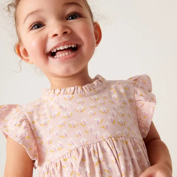 Little Maven Girl's Cotton Dress - Image 3