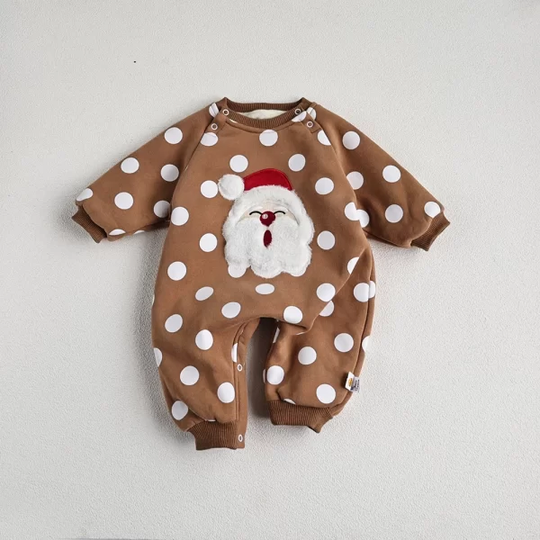 Cute Christmas Baby Santa Claus Rompers - Image 8