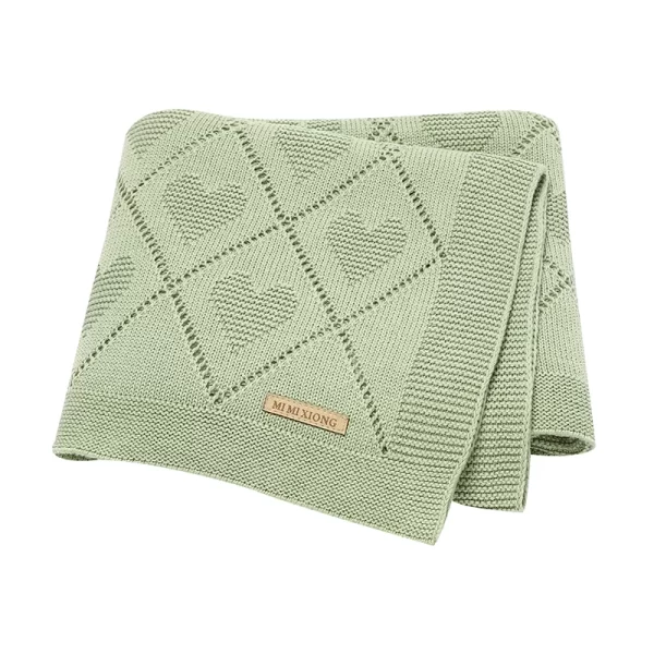 Baby Blankets Knitted Breathable Cotton - Image 9