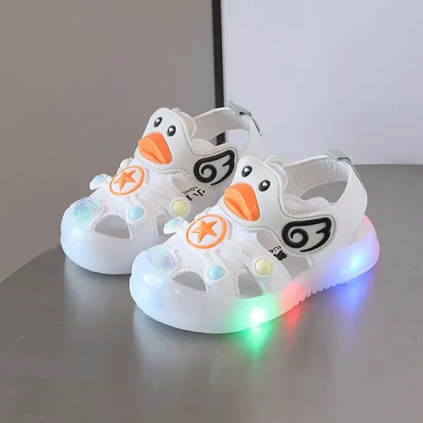 Little Duck Light-up LED First Walker Baby Shoes - Image 9