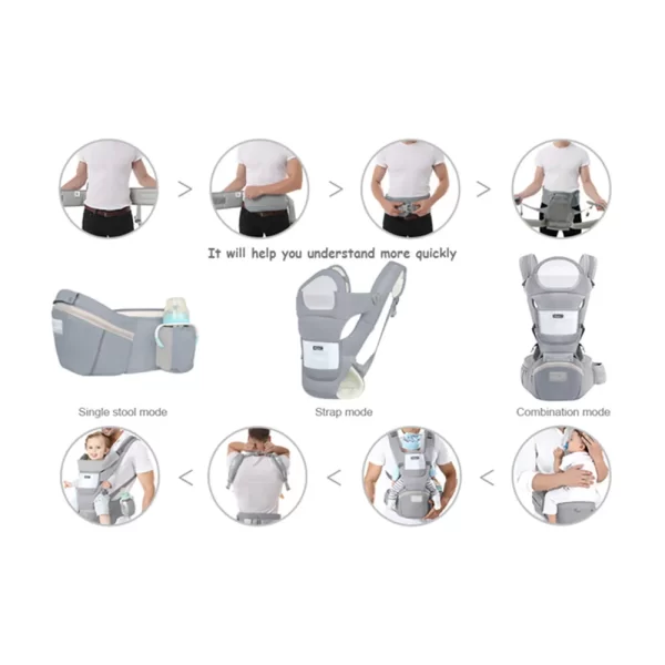 Baby Carrier Ergonomic Multifunctional - Image 4