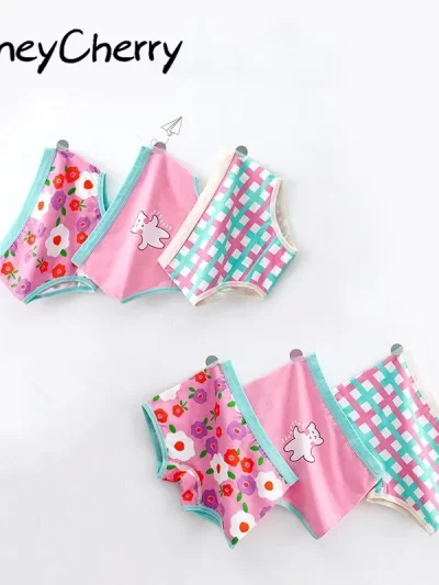 HoneyCherry Girl's Cotton Underwear