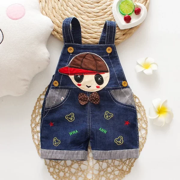 Cute Overall Jean Shorts - Image 10