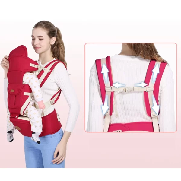 New Non-slip Ergonomic 3 In 1 Baby Carrier 0-48 Months - Image 4
