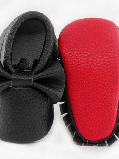 Bowknot Leather Baby Shoes