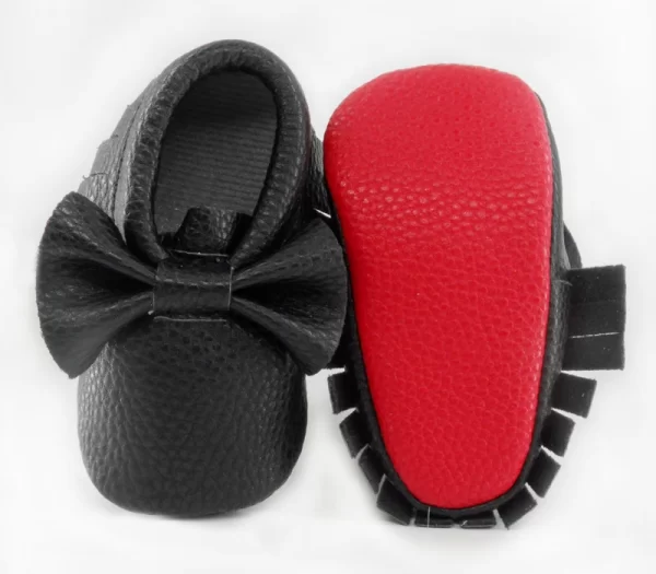 Bowknot Leather Baby Shoes