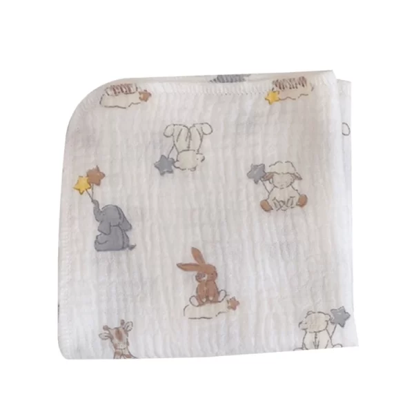 Cotton 4 Layer Muslin Baby Burping Bibs - Image 17