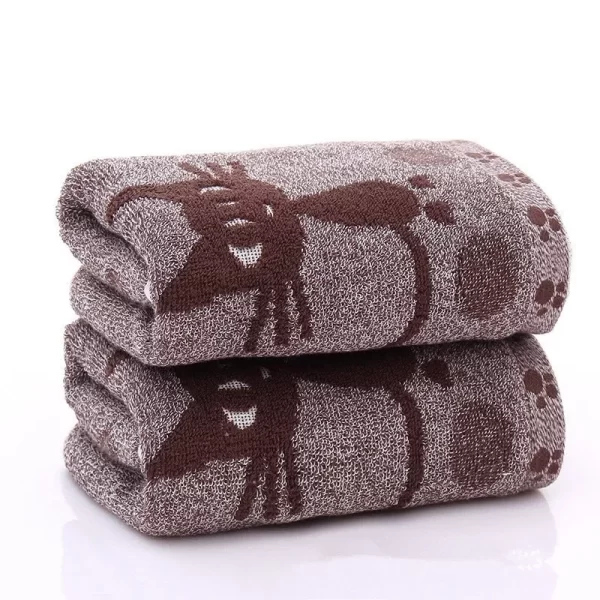 High Quality Cute Cat Soft Towels 25x50cm Kids - Image 7
