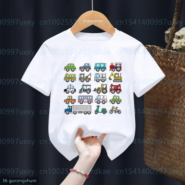 Cute Truck/Tractor T-shirt Boys - Image 15