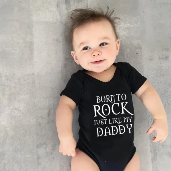 Rocker Baby Onesie - Image 2