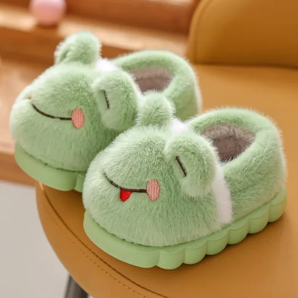 New Children's Plush Animal Slippers