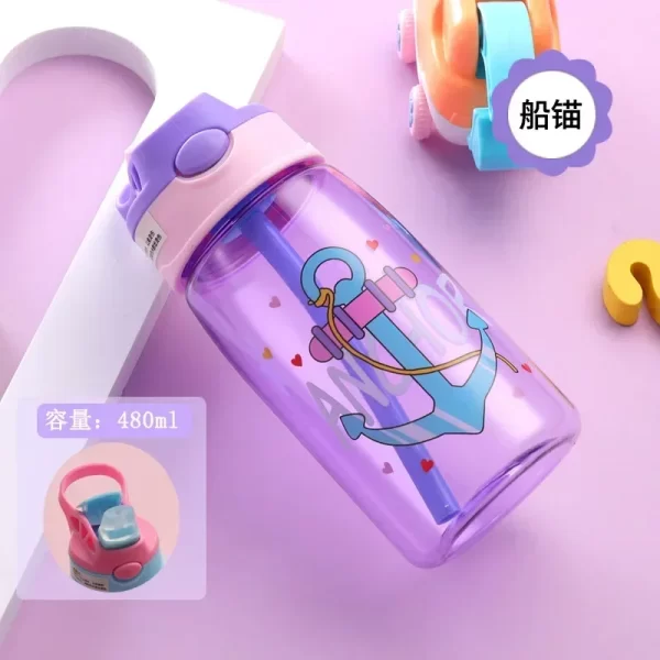 480ML Kids Water Sippy Cup - Image 12