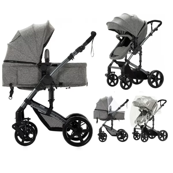 2 in 1 Comfort Baby Stroller/Pram - Image 2