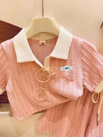 2-10Y Cute Clothes Set Girl's Casual Outfit