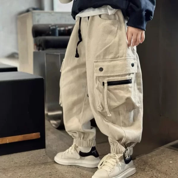 Boys Cargo Pants Autumn