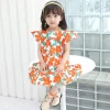 Girl's Flower Pattern Beach Dresses 100% Cotton - Image 6