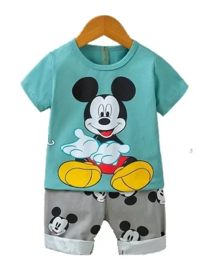 Summer Cartoon T-shirt/Shorts Sets Children's