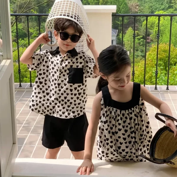 Matching Brother And Sister Cute Clothes - Image 2