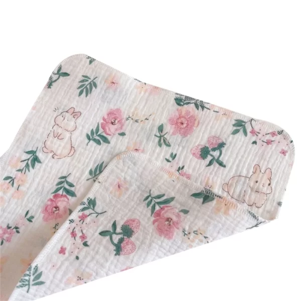 Cotton 4 Layer Muslin Baby Burping Bibs - Image 15