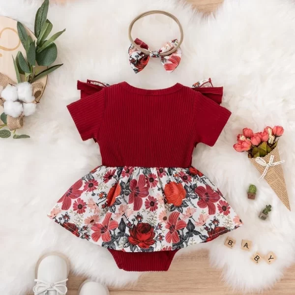 Summer Baby Girl Dress With Bowknot - Image 2
