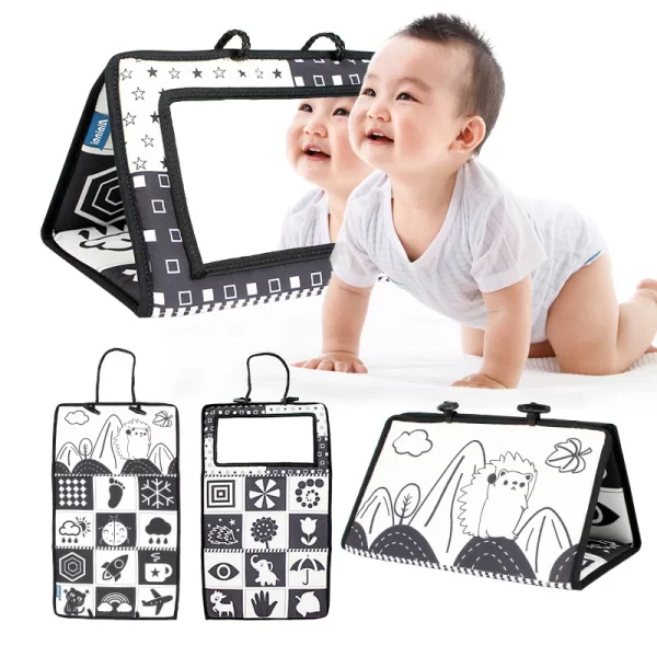 Baby Mirror Tummy Time Infant Foldable Mirror - Image 5