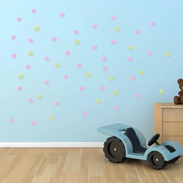 100pcs Luminous Wall Stickers Stars - Image 5